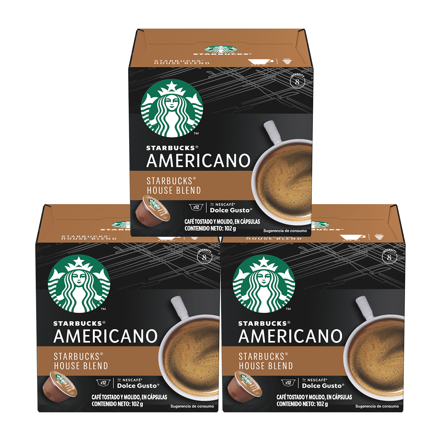 Ripley - STARBUCKS NESCAFÉ® DOLCE GUSTO® AMERICANO X3 CAJAS