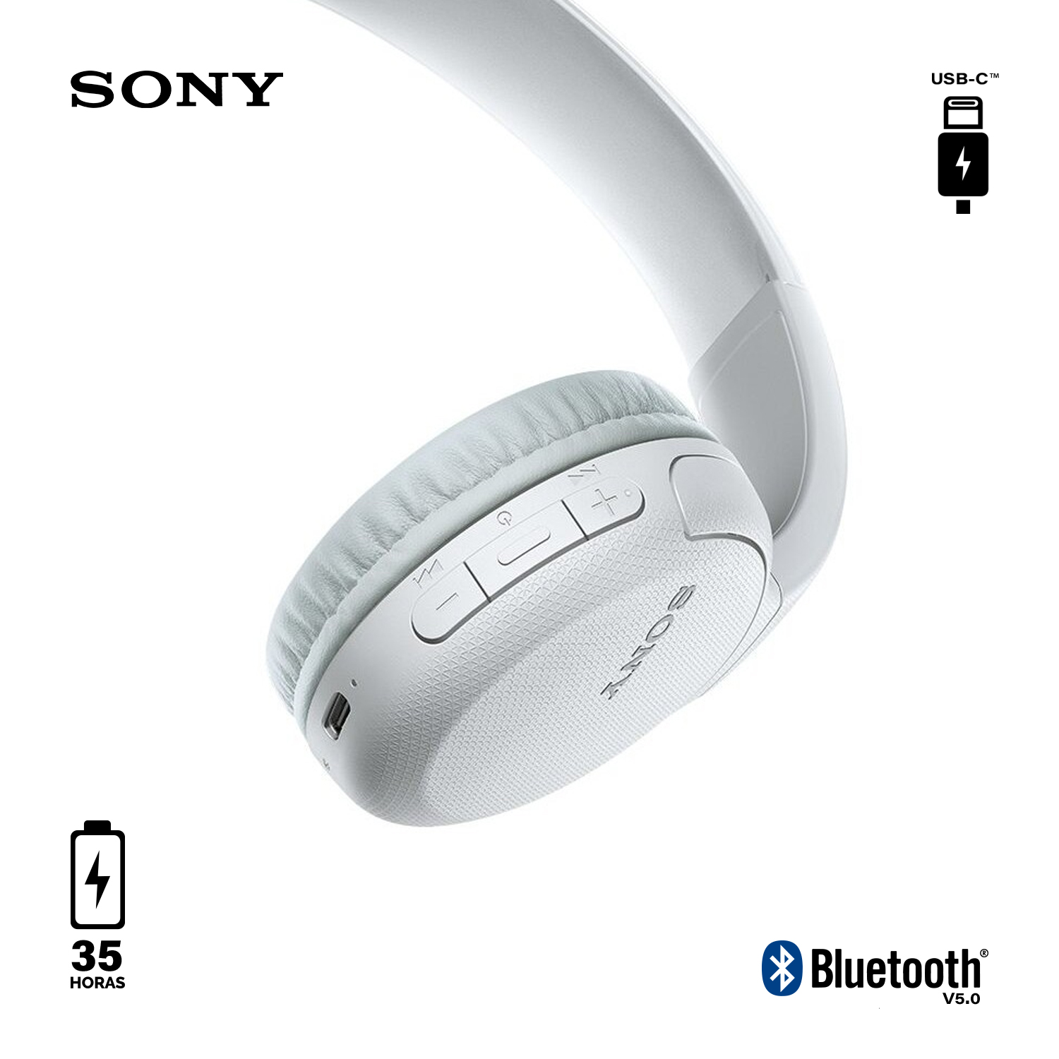 Sony Audífonos Bluetooth / 35 horas WH-CH510