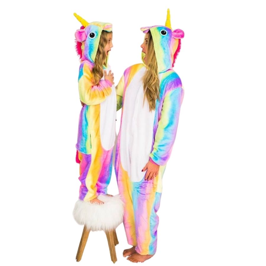 Ripley - PIJAMA ENTERO INFANTIL DE UNICORNIO BLANCO Y ROSA TALLA 6 Y 7