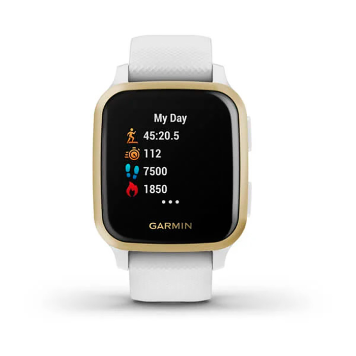 Ripley - GARMIN SMARTWATCH VENU SQ BLANCO DORADO