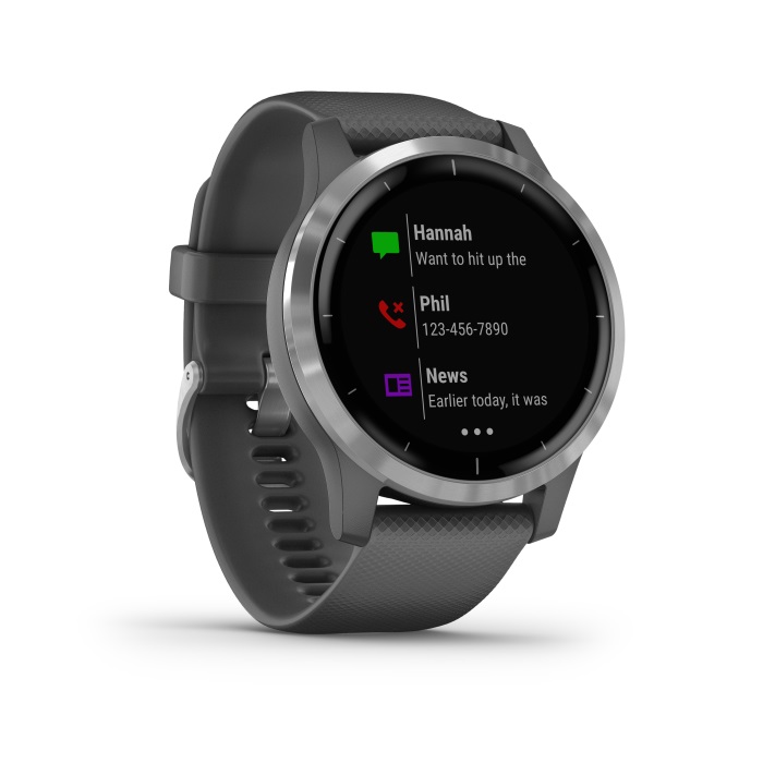 Ripley - GARMIN SMARTWARCH VIVOACTIVE 4 GRIS / CORREA GRIS