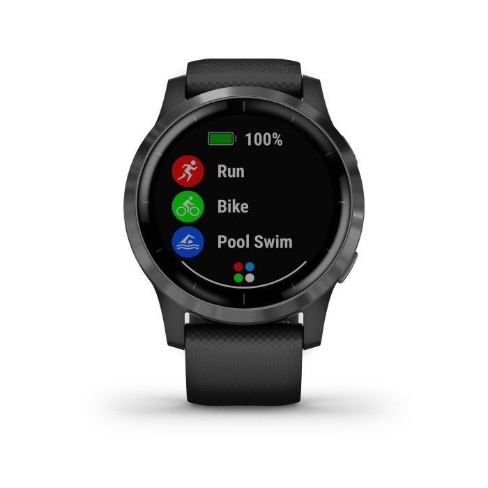 Ripley - GARMIN SMARTWARCH VIVOACTIVE 4 NEGRO / CORREA NEGRA