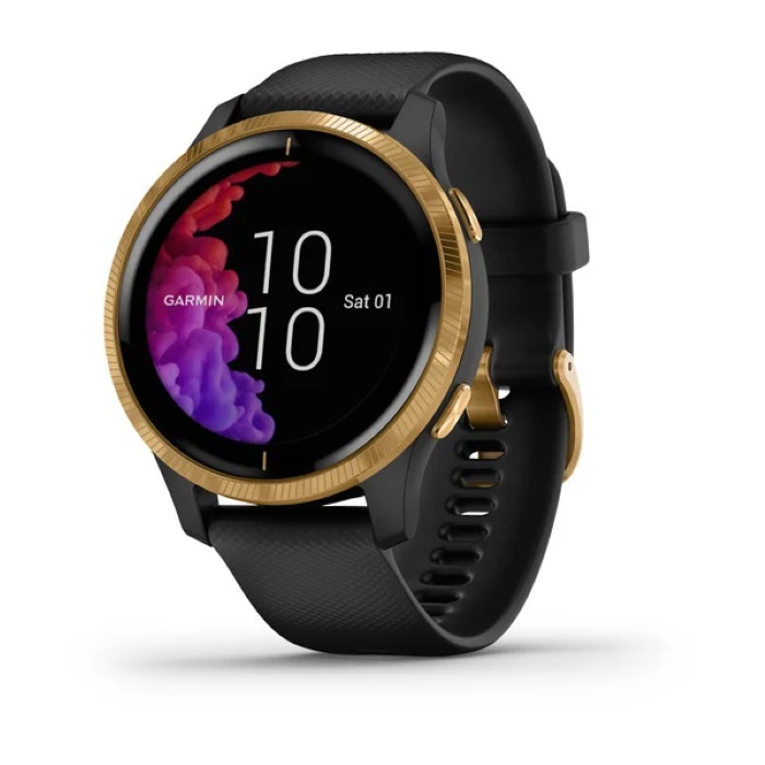 Ripley - GARMIN SMARTWARCH VENU NEGRO-DORADO / CORREA SPORT NEGRA