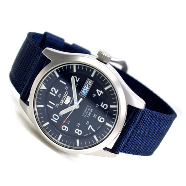 Ripley - RELOJ SEIKO 5 SPORTS SNZG11 PARA HOMBRE AUTOMÁTICO FECHA CORREA DE  NAILON PLATEADO AZUL