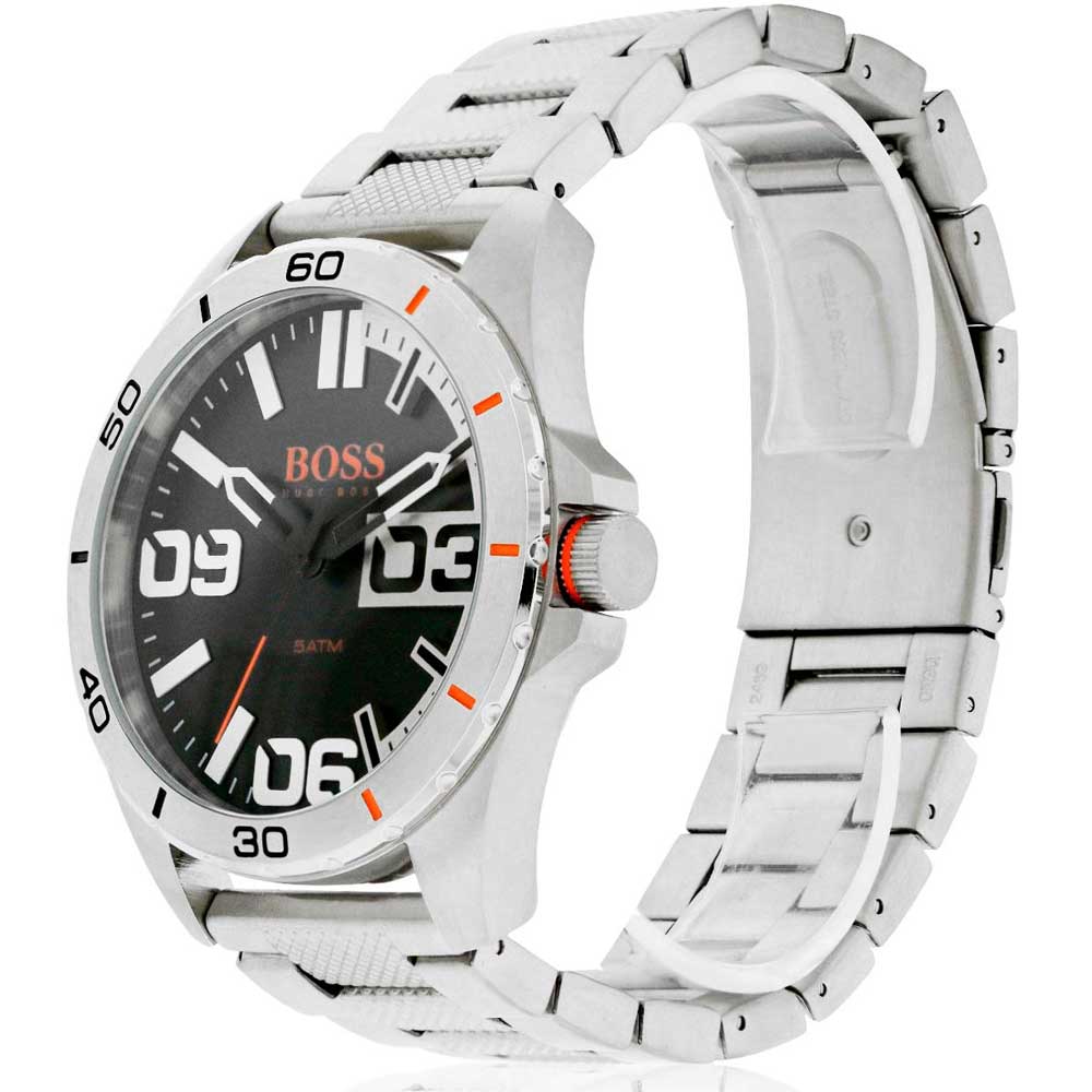 Ripley - RELOJ HUGO BOSS BERLIN 1513288 PARA HOMBRE PLATEADO NEGRO