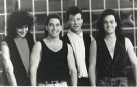 Newsboys c1990, John James 2nd from left