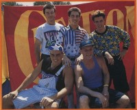 Newsboys c1991, James 3rd from left