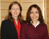 Rosemary Gibbons (left) and Nidia Gonzales