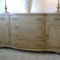 Morganton 9 pc antique dining set w/ buffet, china cabinet
