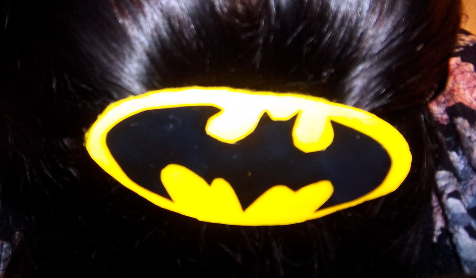 Batman Hairclip · How To Make A Fabric Hair Clip · Decoupage on Cut Out ...