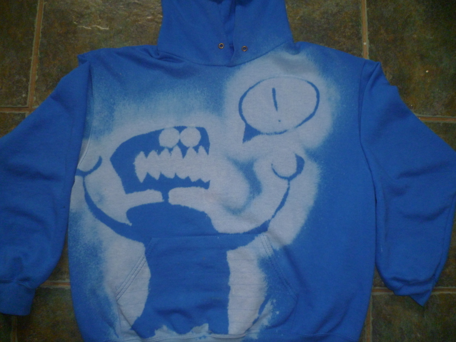 Bleached Stencil Hoodie! · How To Bleach A Bleached Sweater · Bleaching