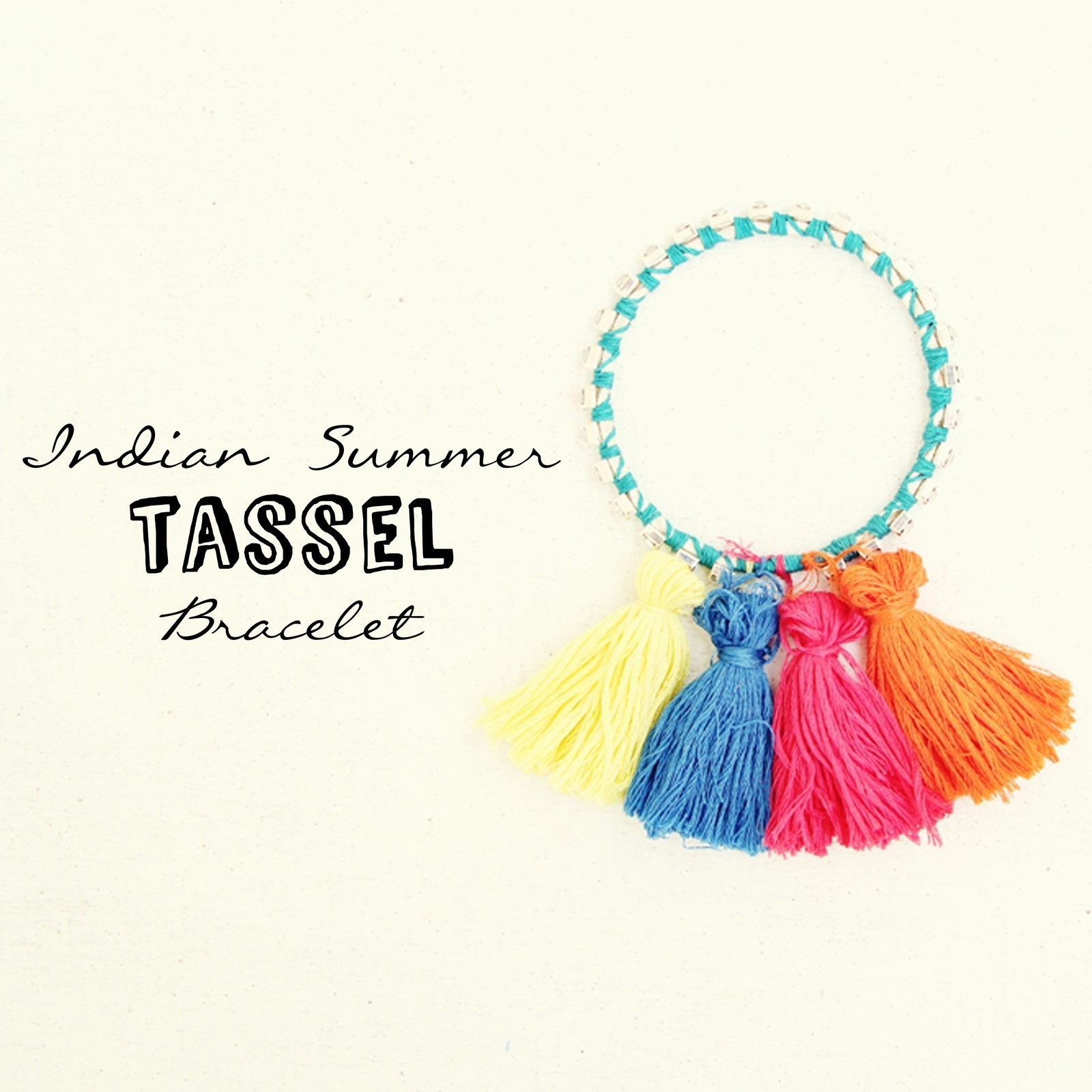 Indian Summer Tassel Bracelet · How To Make A Braided Bracelet