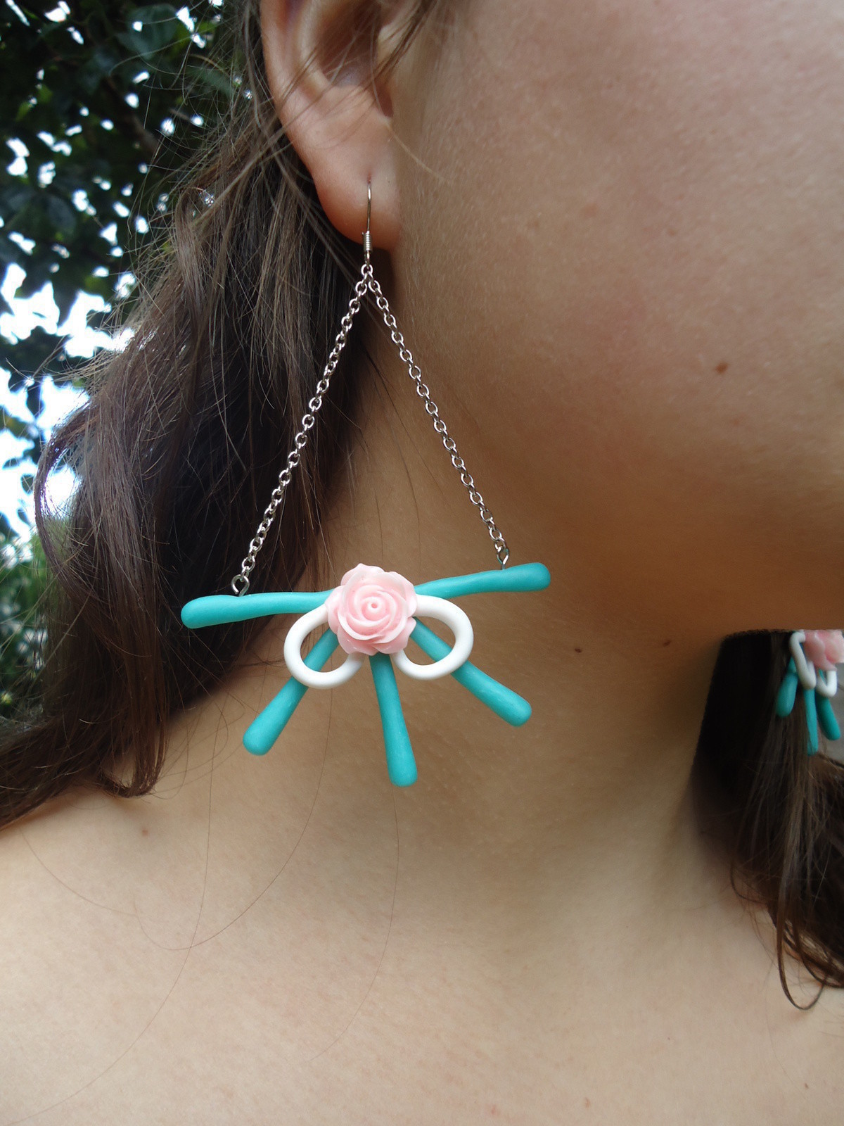 Cute Pastel Earrings · How To Make A Pair Of Chandelier Earrings