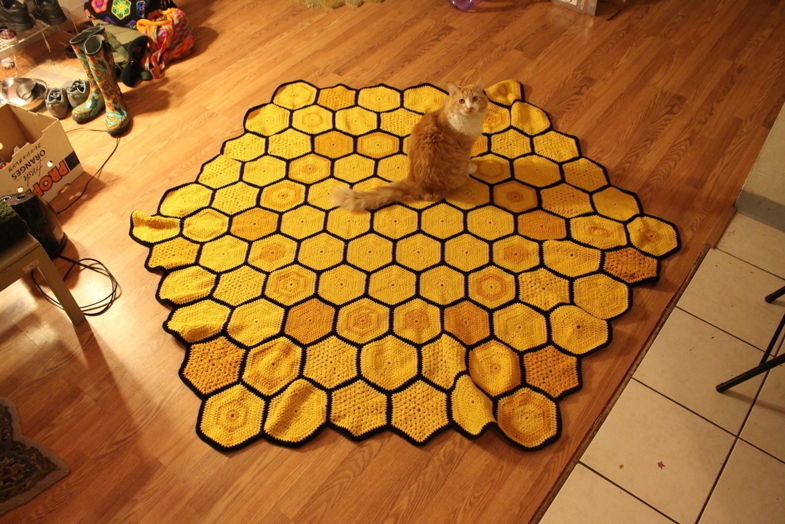 The Bee Hive Blanket · A Quilted Blanket · Yarncraft on Cut Out + Keep