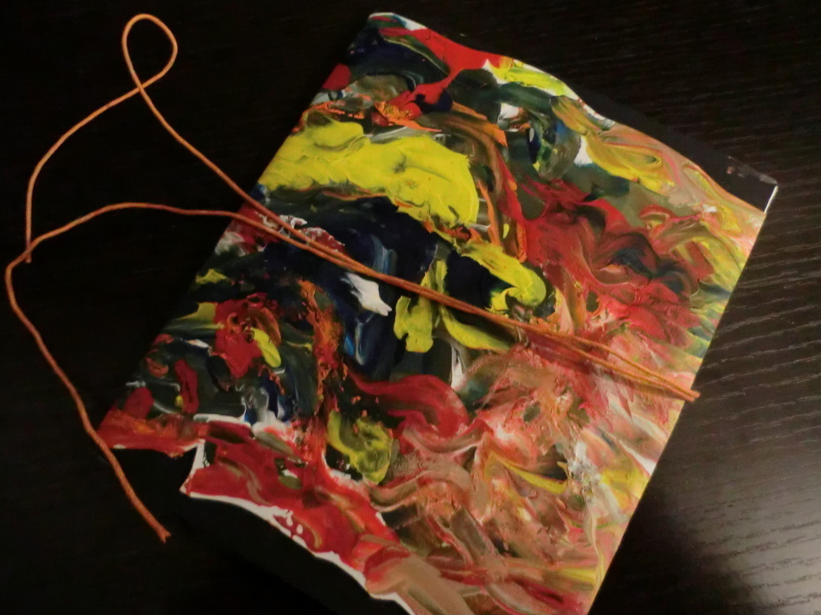 Paint Splatter Sketch Book · How To Make A Sketchbook · Construction