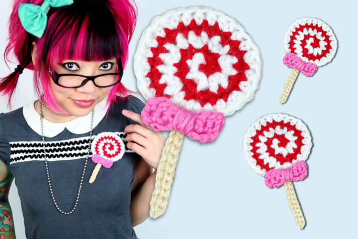 Lollipop Brooch