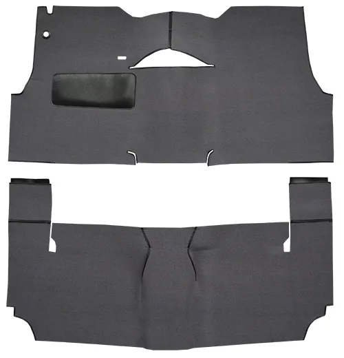 1955 Chevy Two-Ten Series (Tri-Five) Carpet Replacement - Loop - Complete | Fits: 2DR, Hardtop, Bench Seat, Will only fit with factory cardboard kick panel
