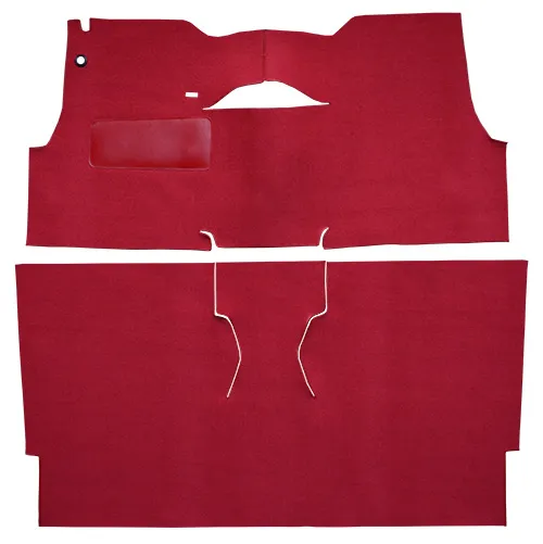 1955 Chevy Two-Ten Series (Tri-Five) Carpet Replacement - Daytona - Complete | Fits: 2DR, Sedan, Bucket Seat, Will only fit with factory cardboard kick panel