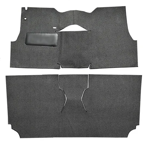 1956 Chevy Two-Ten Series (Tri-Five) Carpet Replacement - Loop - Complete | Fits: 2DR, Hardtop, Bucket Seat, Will only fit with factory cardboard kick panel