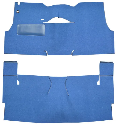 1956 Chevy Two-Ten Series (Tri-Five) Carpet Replacement - Daytona - Complete | Fits: 2DR, Sedan, Bench Seat, Will only fit with factory cardboard kick panel