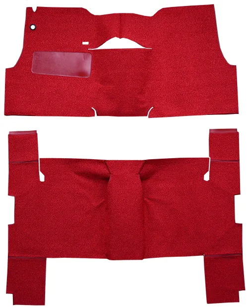 1956 Chevy Two-Ten Series (Tri-Five) Carpet Replacement - Loop - Complete | Fits: 4DR, Wagon, Will only fit with factory cardboard kick panel