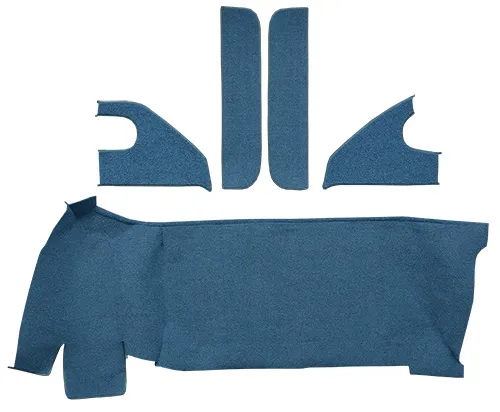 1968-1972 GMC K35/K350 Carpet Replacement - Loop - Accessory Set | Fits: Gas Tank Door & Kick Panels
