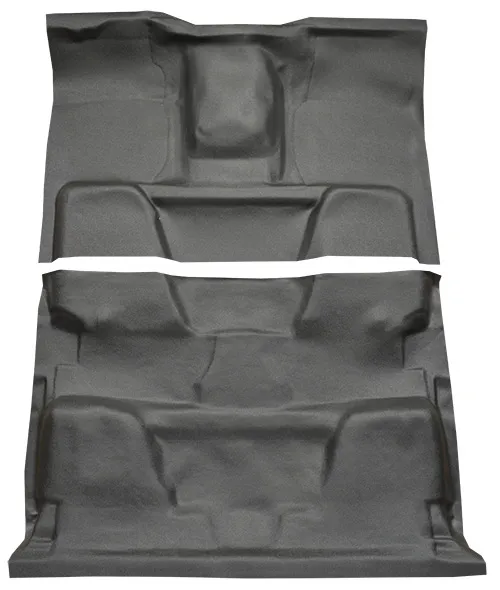 1973-1974 GMC C25/C2500 Pickup (Squarebody) Carpet Replacement - Vinyl - Complete | Fits: Crew Cab, 2WD, 4spd, Floor Shift