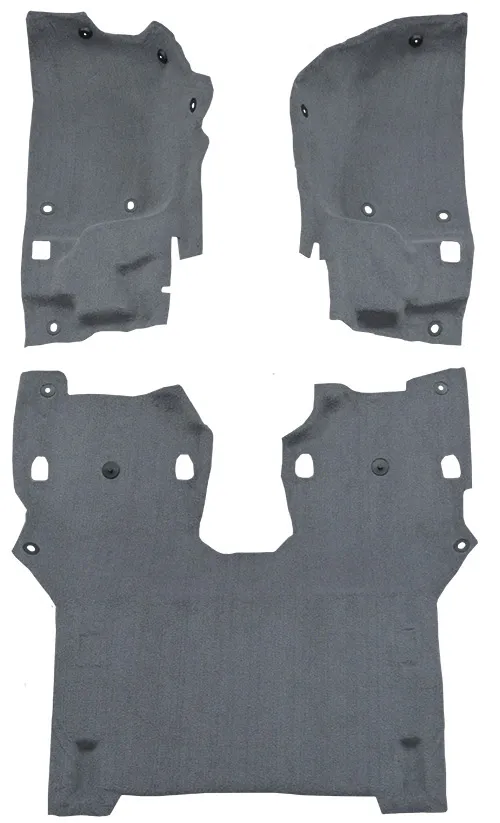 2018-2021 Jeep Wrangler (JL) Carpet Replacement - Cutpile - Passenger Area | Fits: 2DR,