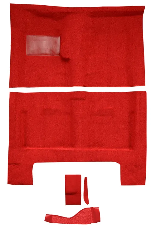 1967 Dodge Charger (B-Body) Carpet Replacement - Loop - Passenger Area | Fits: 4spd, with Console Strips
