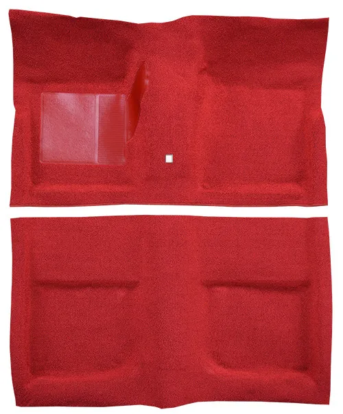 1965-1968 Ford Mustang Carpet Replacement - Loop - Complete | Fits: Coupe, with Shifter Hole