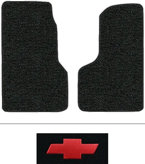 2003-2006 Chevy C5500 Kodiak Floor Mats (Logos Available) - 2pc - Cutpile | Fits: Crew Cab