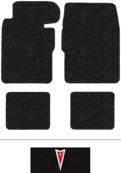 1961-1963 Pontiac Tempest Floor Mats (Logos Available) - 4pc - Loop