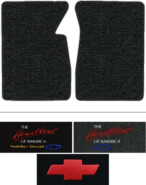 1969-1970 Chevy Blazer Floor Mats (Logos Available) - 2pc - Loop