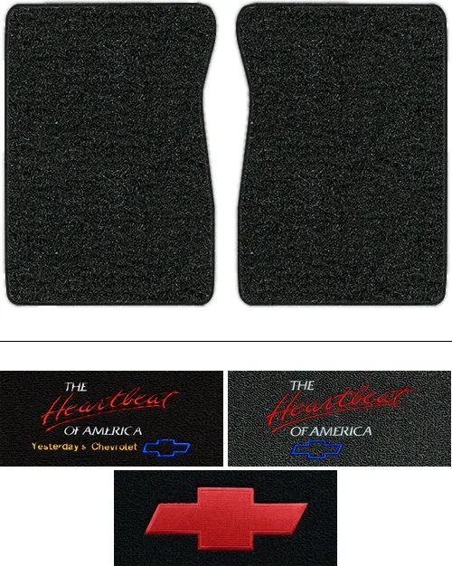 1971-1973 Chevy Blazer Floor Mats (Logos Available) - 2pc - Loop