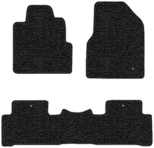 2009-2015 Honda Pilot Floor Mats - 3pc - Cutpile | Fits: 2pc Frts & 1pc Rr