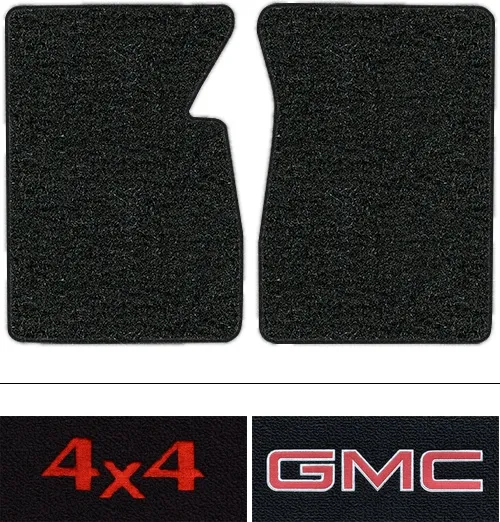 1966 GMC 1000 Floor Mats (Logos Available) - 2pc - Loop