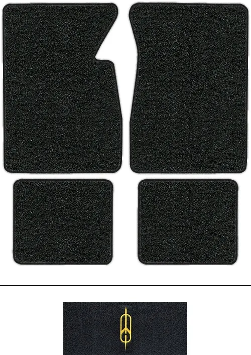 1957 Oldsmobile 88 Floor Mats (Logos Available) - 4pc - Loop
