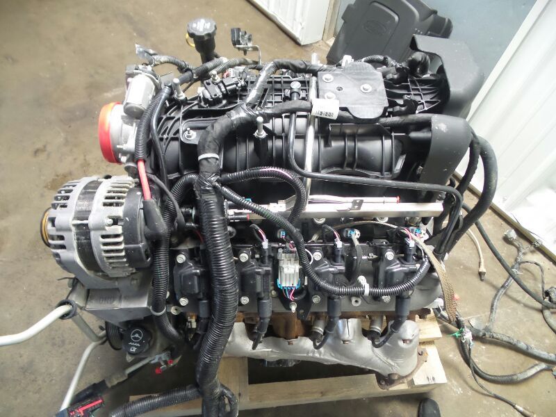 1013 SILVERADO 5.3L ENGINE LC9 MOTOR LIFTOUT W/ WIRING ECM ACCESSORIES