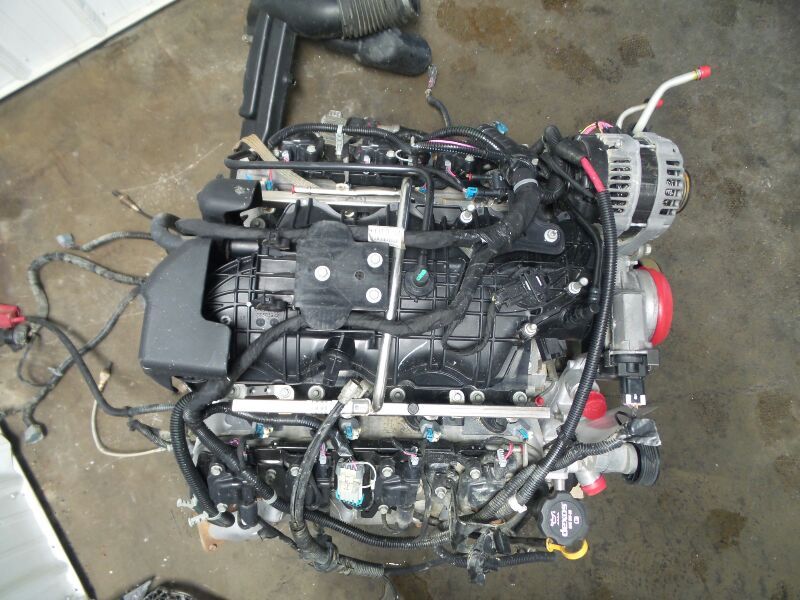 1013 SILVERADO 5.3L ENGINE LC9 MOTOR LIFTOUT W/ WIRING ECM ACCESSORIES