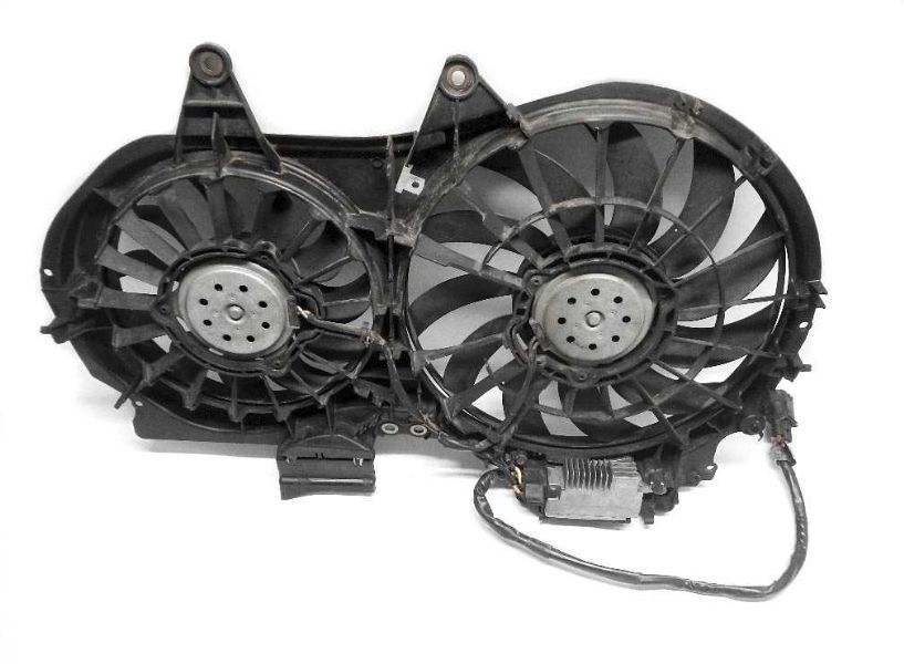 0203 AUDI A4 (B6) 1.8T RADIATOR ELECTRIC DUAL COOLING FAN & CONTROL MODULE