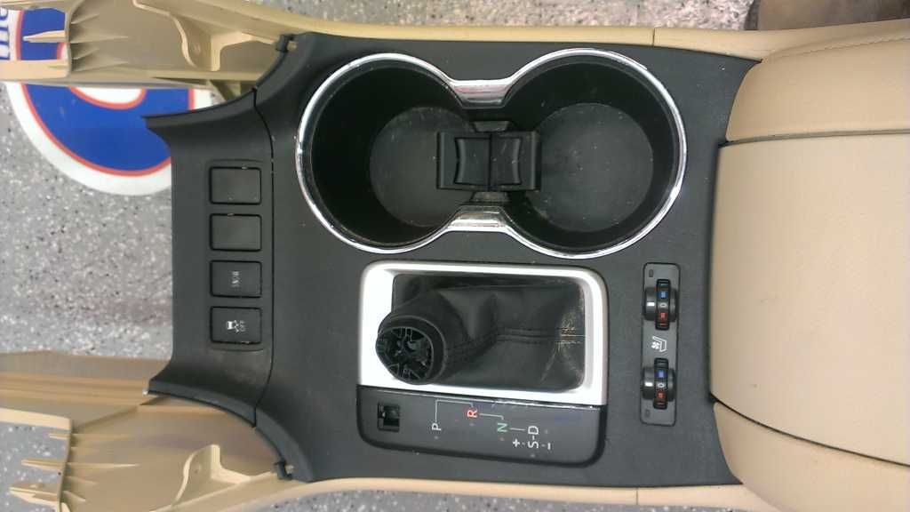 2015 TOYOTA HIGHLANDER LIMITED FLOOR CENTER CONSOLE TAN