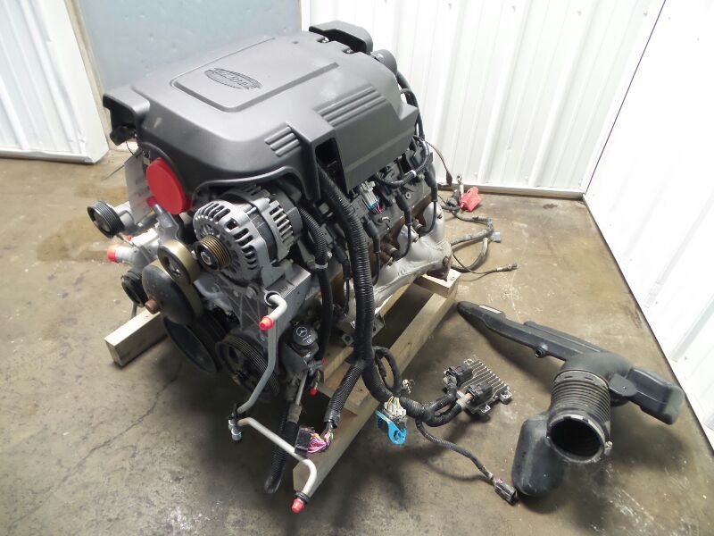 1013 SILVERADO 5.3L ENGINE LC9 MOTOR LIFTOUT W/ WIRING ECM ACCESSORIES