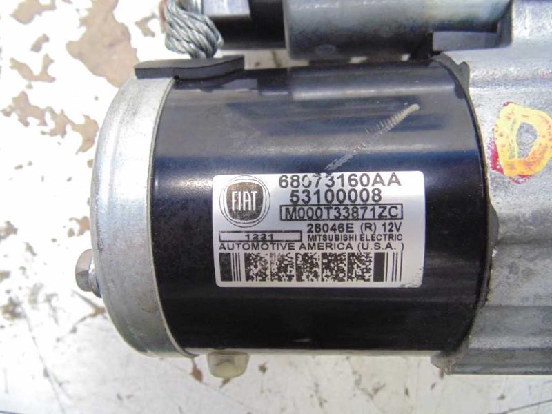 1216 FIAT 500 STARTER MOTOR 1.4L 2 DOOR 45549