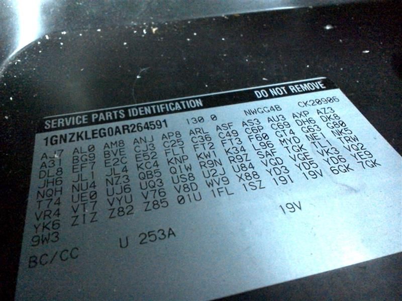 Used Rear Axle Assembly 20082013 Chevy Suburban 2500 4x4 3.73 Ratio