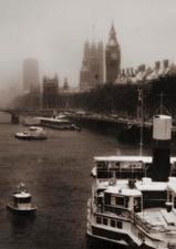 London in snow blizzard