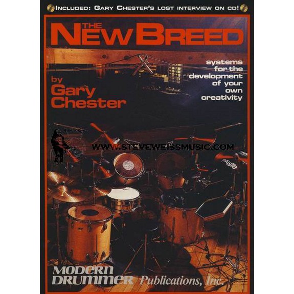 The New Breed by Gary Chester Drum Set Method Books with Recording