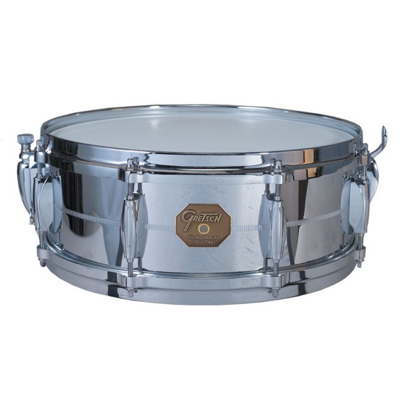 Gretsch Classic 4160 Chrome Over Brass Snare Drum 14x5 Metal Snare