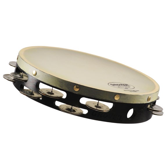 Grover 10" Synthetic Head Double Row Tambourine T2/GSX Tambourines