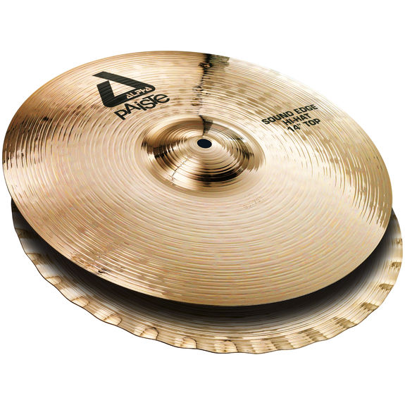 Paiste 14" Alpha Brilliant Sound Edge HiHat HiHat Cymbals Cymbals