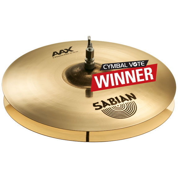 Sabian 16" AAX XPlosion HiHat Cymbals HiHat Cymbals Steve Weiss